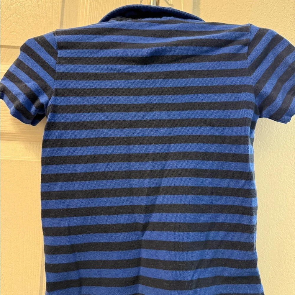 Polo by Ralph Lauren Navy and Blue Striped Kids Polo